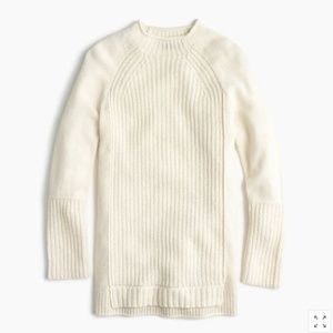 J. Crew Mockneck Tunic Sweater